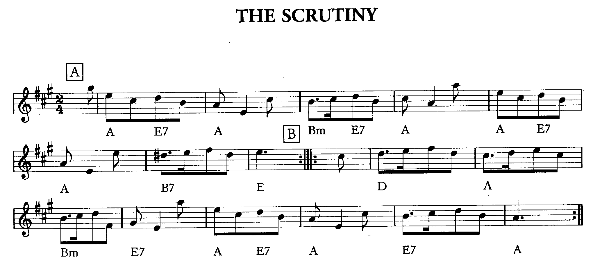 Scrutiny, The (music)